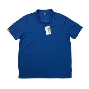 Zity Shirt Men XL Extra Large Cobalt Speed Run Moisture Temperature Control Polo